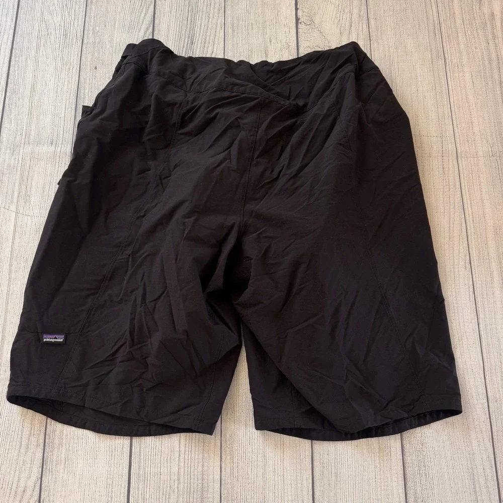 Patagonia Dirt Craft Shorts Men's Size 36 Black Mountain Bike MTB Trail Stretch